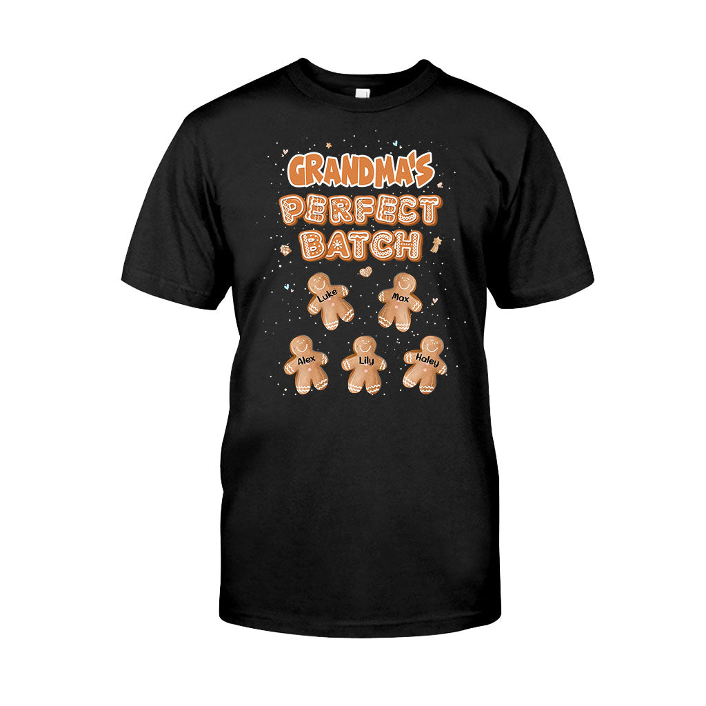 Grandma’s Perfect Batch - Personalized Christmas Grandma T-shirt and Hoodie