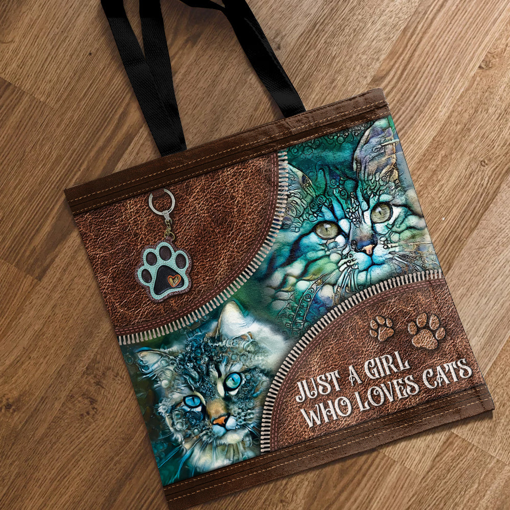 Cat Just A Girl Who Love - Cat Tote Bag 0921