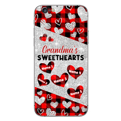 Grandma's Sweethearts - Personalized Valentine Grandma Phone Case