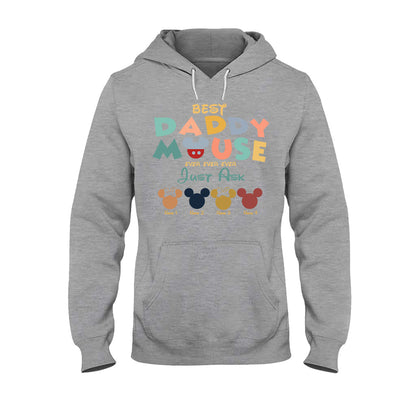 Best Daddy Ever - Personalized Father's Day Mouse T-shirt and Hoodie