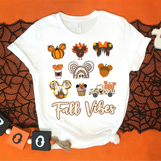 Fall Vibes Mouse T-shirt and Hoodie 0823