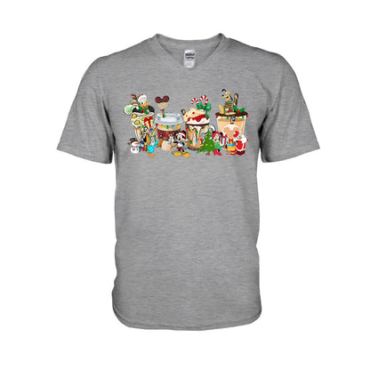 Merry Christmas - Christmas Mouse T-shirt and Hoodie