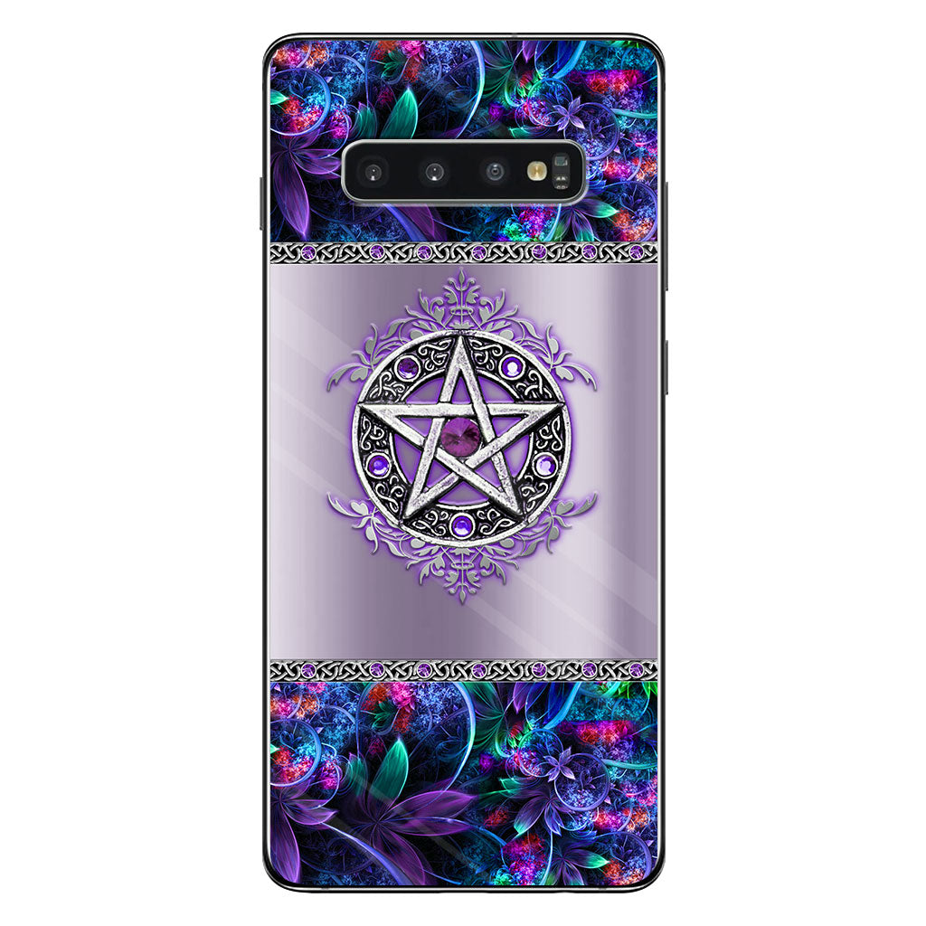 Purple Pentacle Witch - Personalized Phone Case