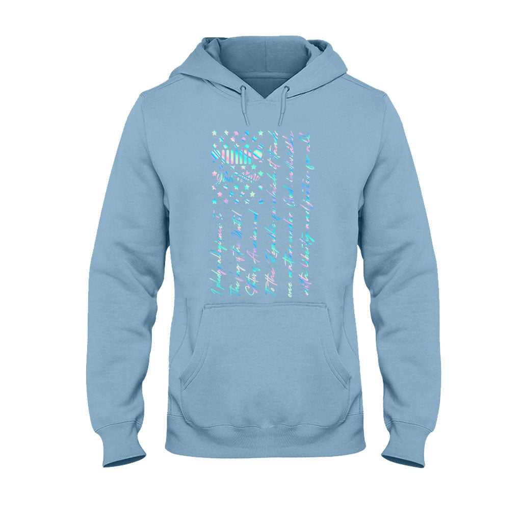 Jp Lovers Pledge Of Allegiance - Personalized Independence Day Car T-shirt and Hoodie