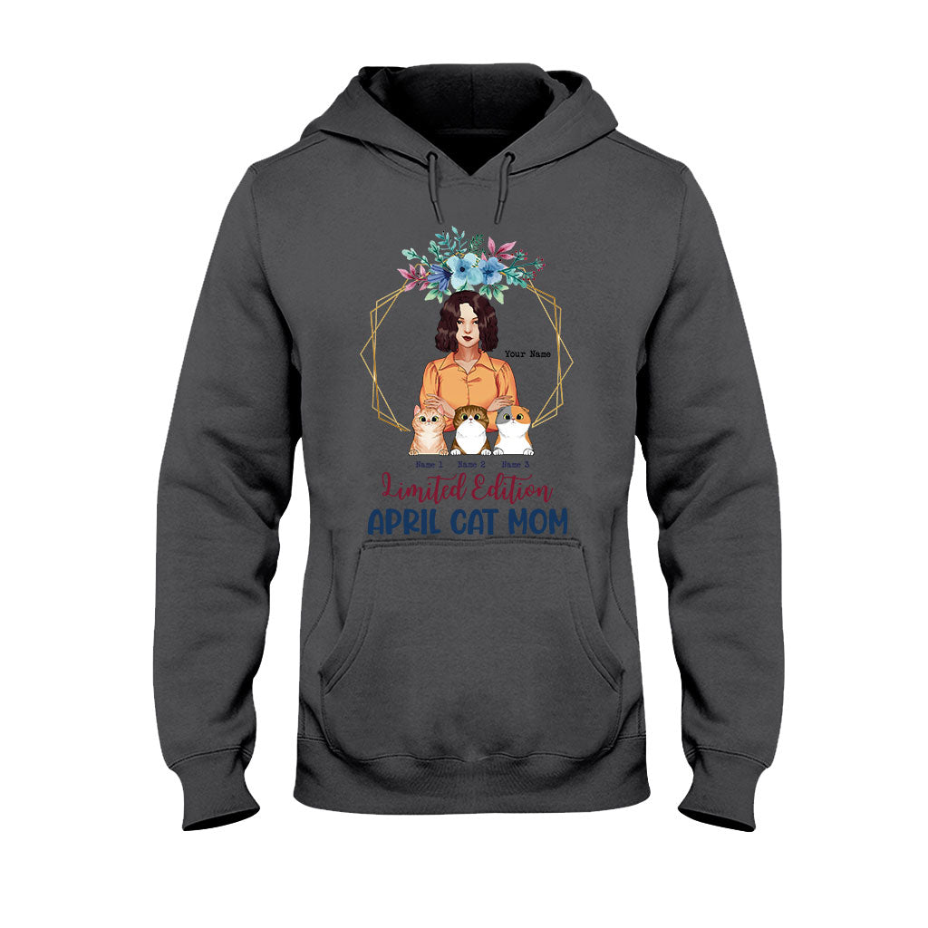 Limited Edition April Cat Mom - Personalized Mother's Day T-shirt and Hoodie