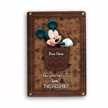 All You Need Is This Passport - Personalized Mouse Passport Holder