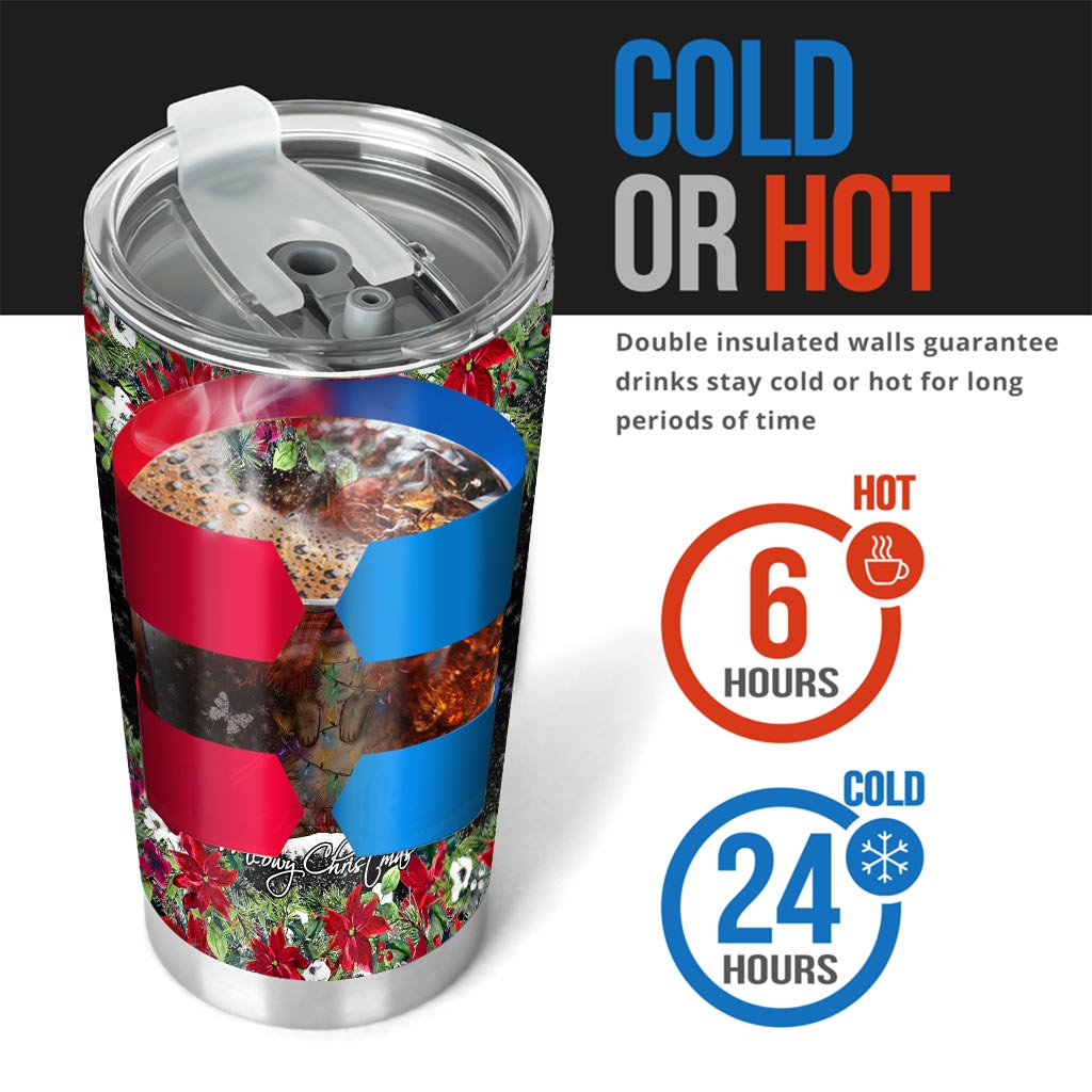 Meowy Christmas Cat Tumbler 0622