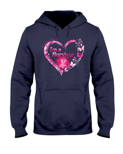 I'm A Survivor - Breast Cancer Awareness T-shirt and Hoodie 0822