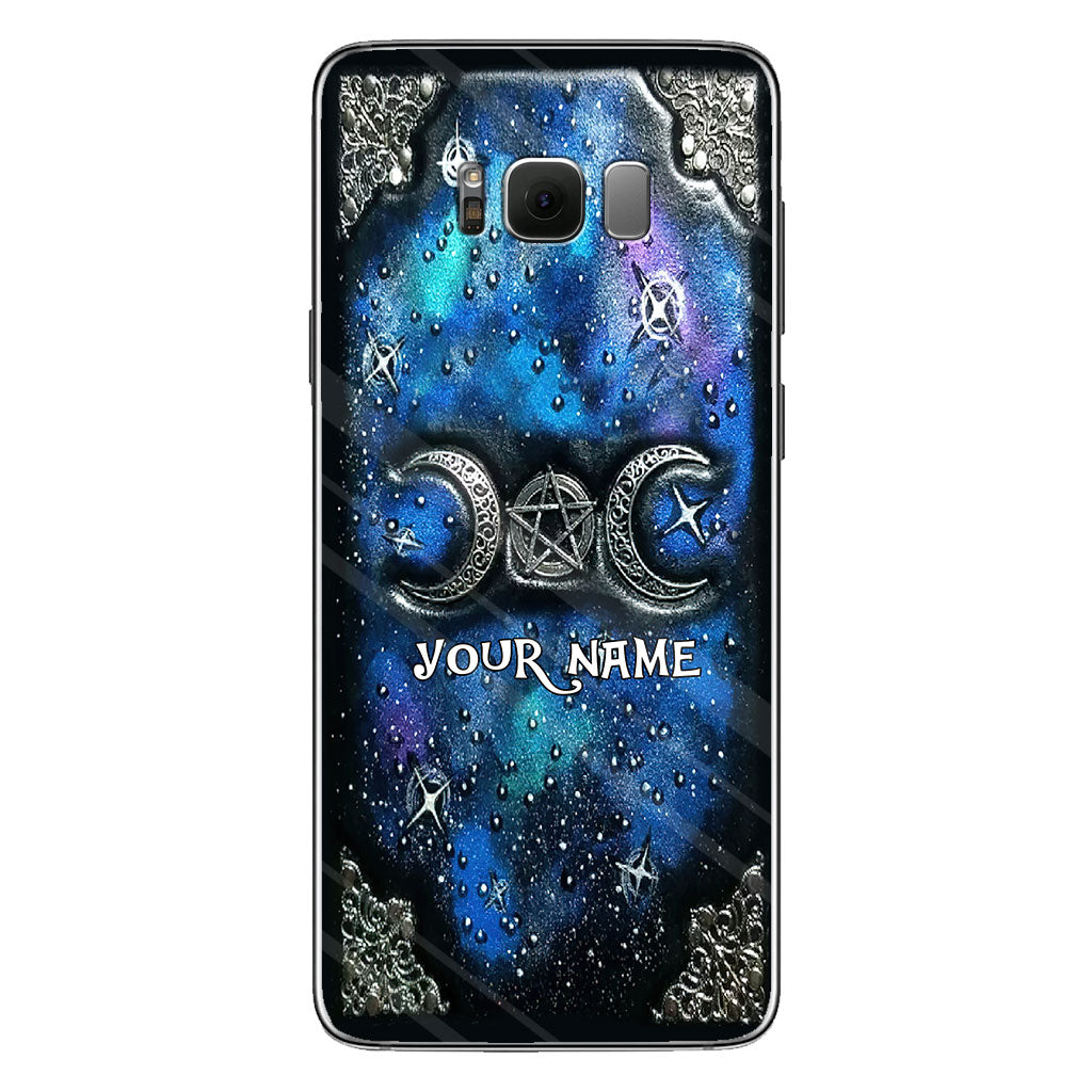Tripple Moon Silver - Personalized Witch Phone Case