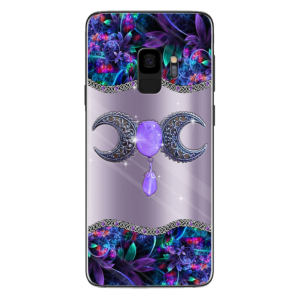 Mystery Witch Triple Moon - Personalized Phone Case With 3D Printed