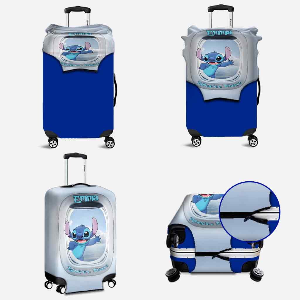 Adventure Await - Personalized Ohana Luggage Cover