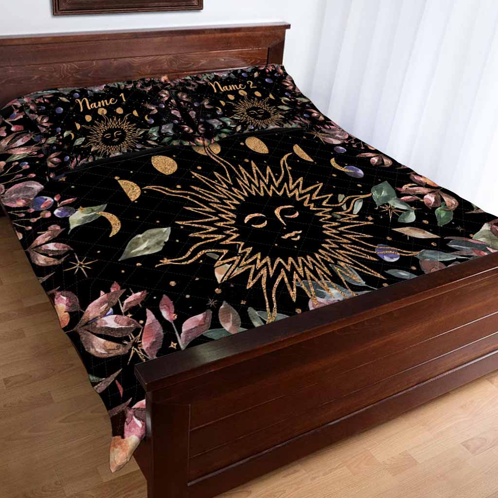 The Moon - Personalized Witch Quilt Set