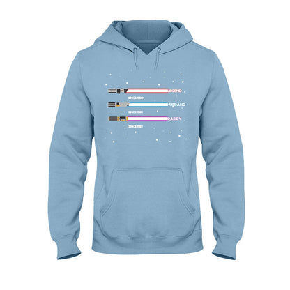 Legend Husband Daddy - Personalized Father's Day T-shirt and Hoodie