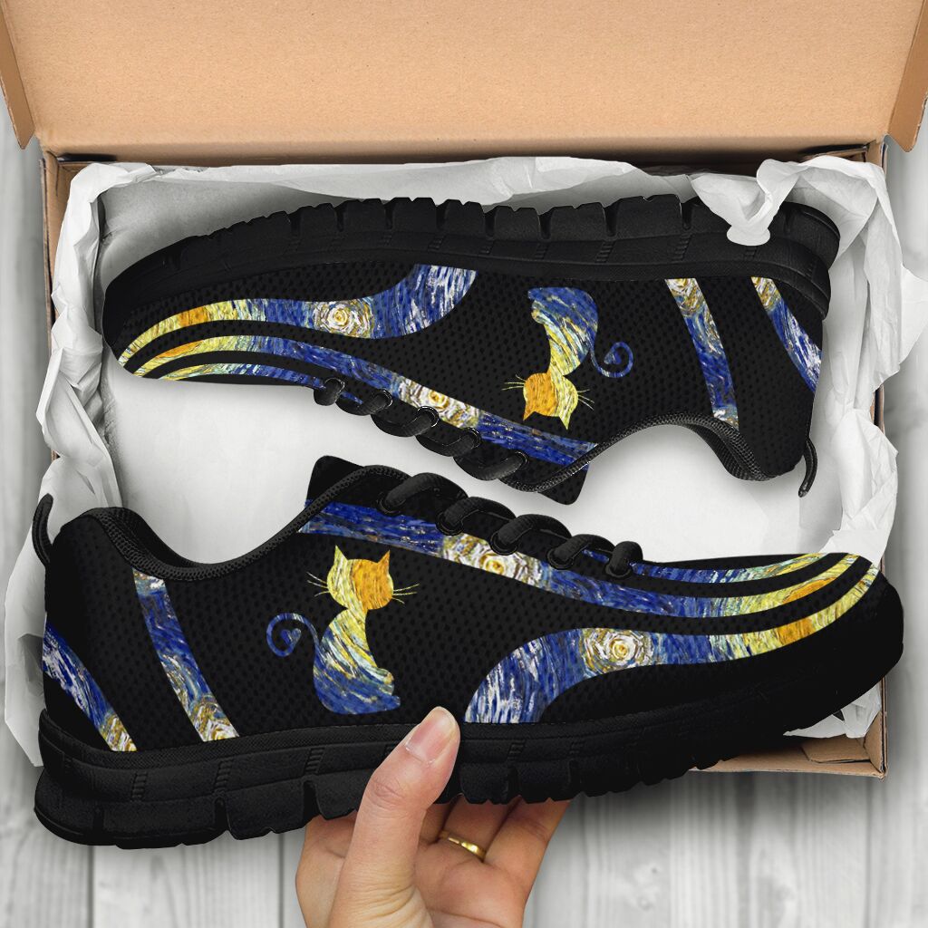 Starry Line Cat Sneakers 0622