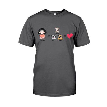 Me With The Dogs - Personalized Dog T-shirt and Hoodie