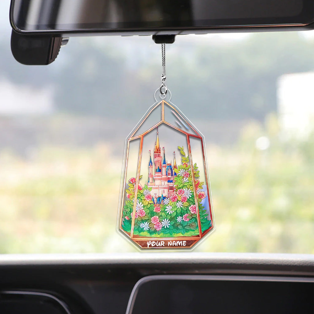 Magical Castle - Personalized Mouse Transparent Car Ornament