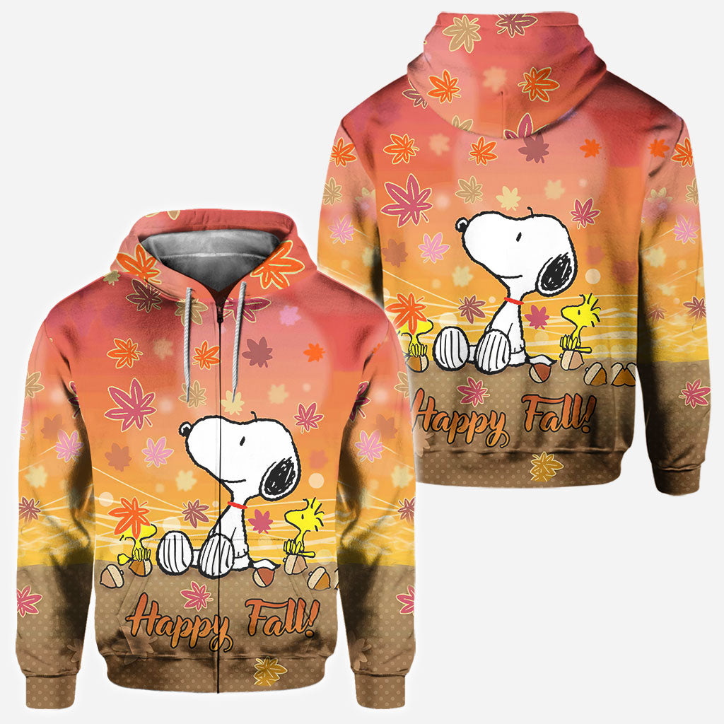 Happy Fall All Over Shirt 0823
