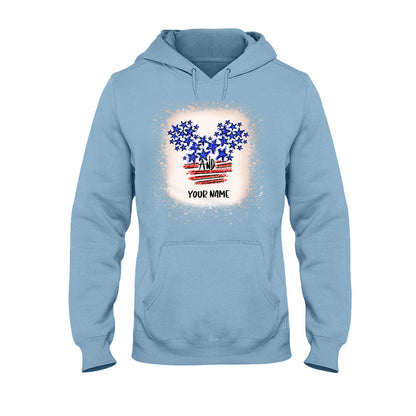 Stars And Stripes Mouse Ears - Personalized Independence Day T-shirt and Hoodie