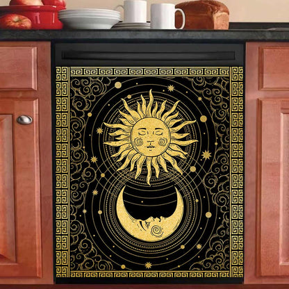 Sun And Moon Magic - Witch Dishwasher Cover