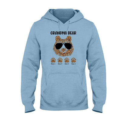 Grandma Bear - Personalized Grandma T-shirt and Hoodie