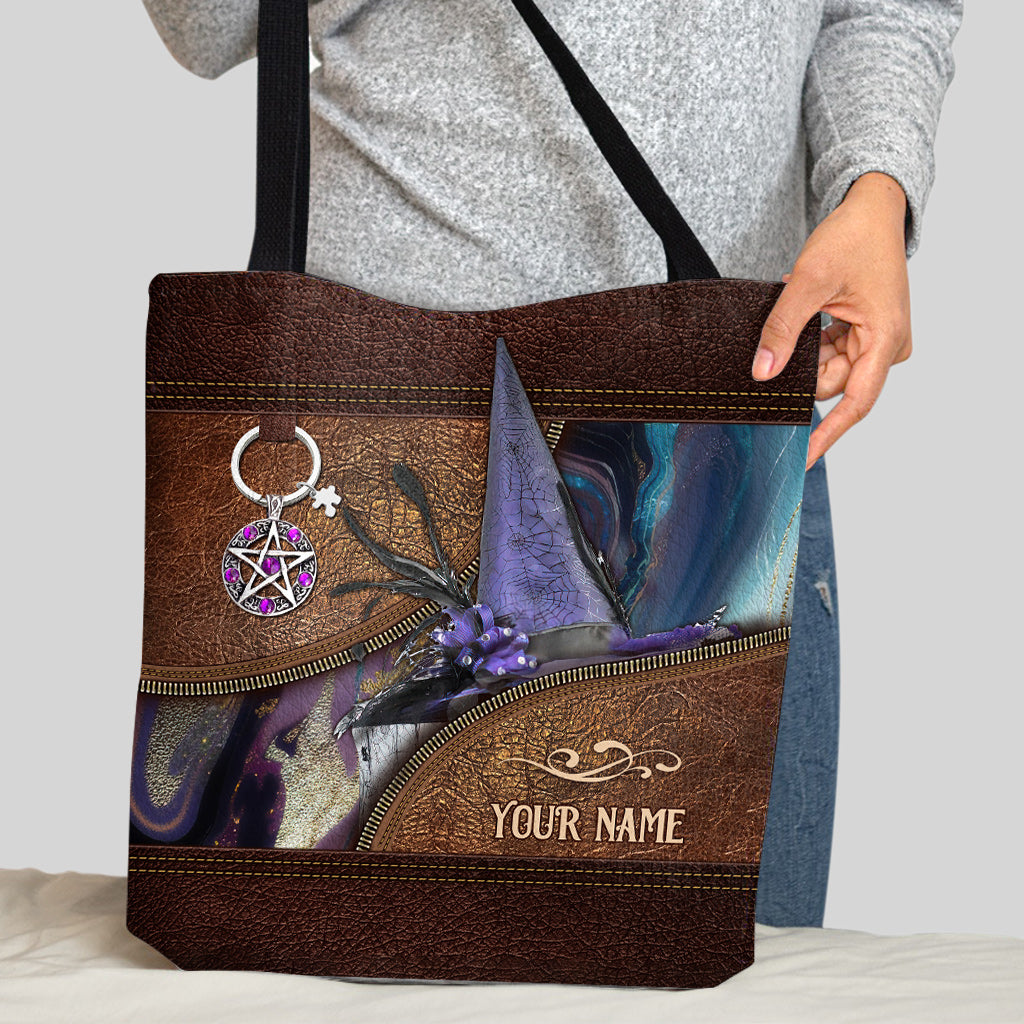Witch Hat - Personalized Witch Tote Bag