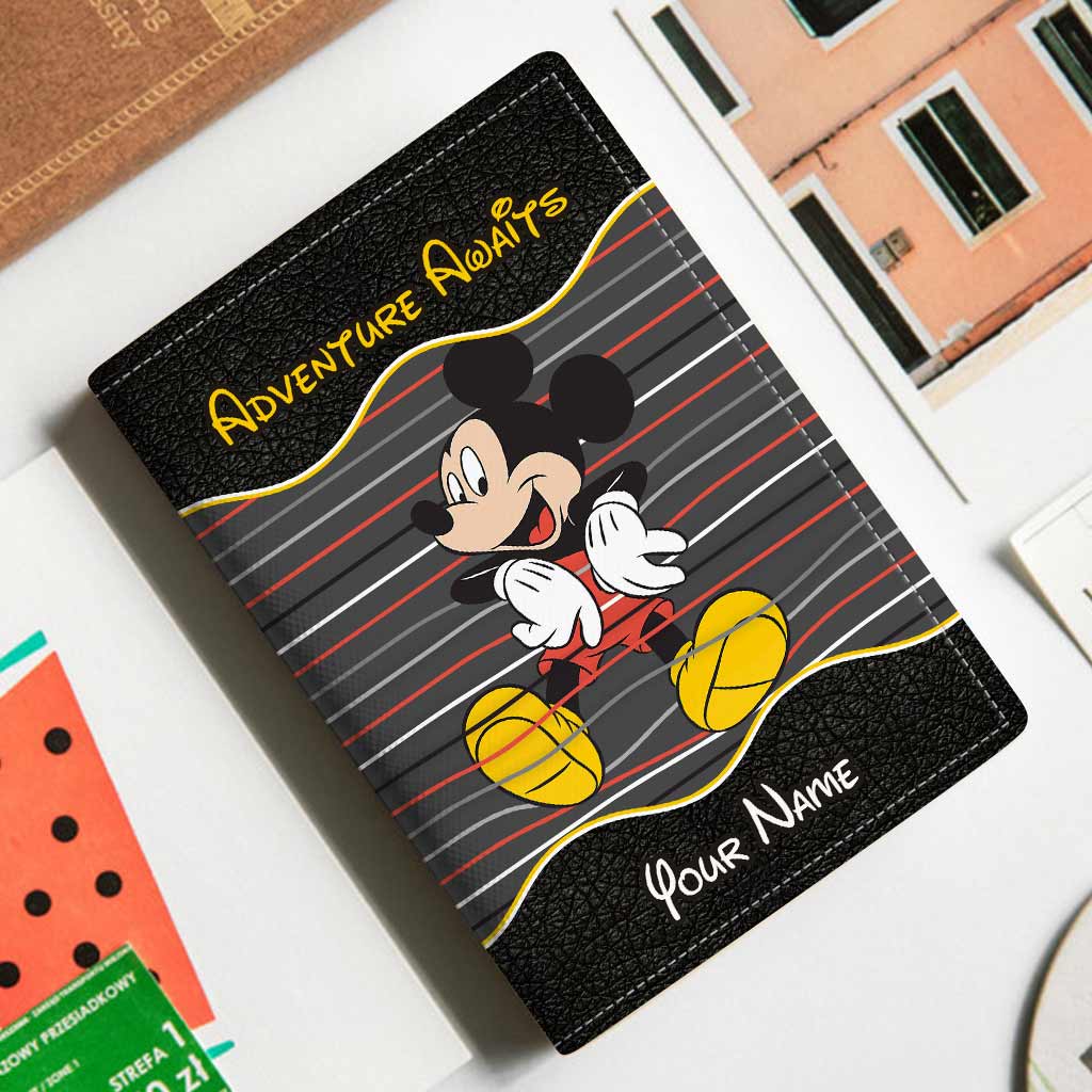 Adventure Awaits - Personalized Mouse Passport Holder