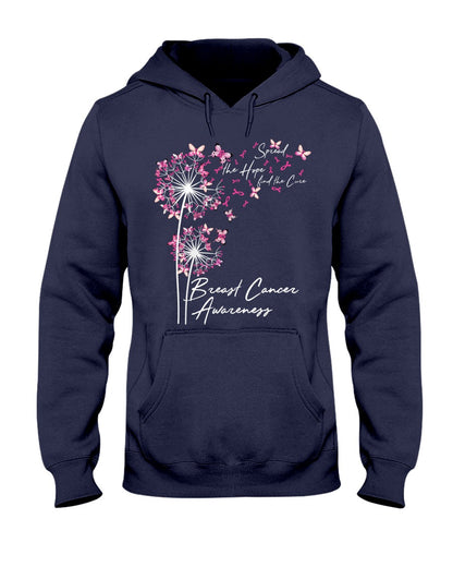 Spread The Hope Find The Cure - Breast Cancer Awareness T-shirt and Hoodie 0822