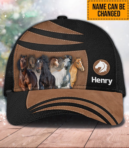 Love Horses - Personalized Horse Classic Cap 0823