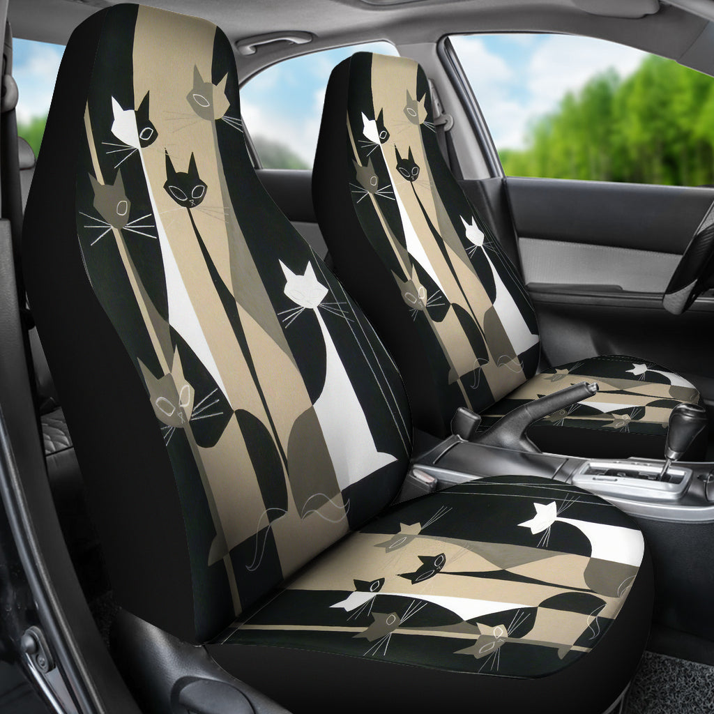 Cat Art Cat Seat Covers 0622