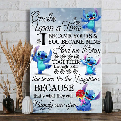 Happily Ever After Ohana Canvas And Poster 1122