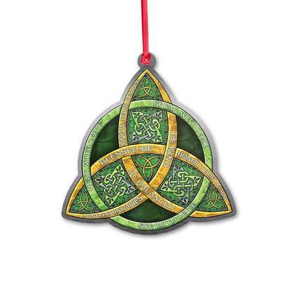 Celtic Trinity Knot Be Kind Wicca - Witch Ornament (Printed On Both Sides) 1022