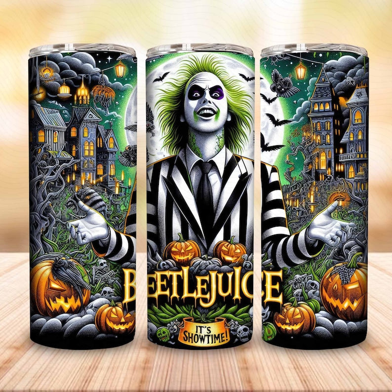 Killer Horror Character Halloween Tumbler Wrap Halloween Skinny Tumbler 0924