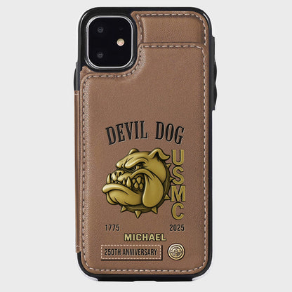250th Anniversary - Personalized Veteran Wallet Phone Case