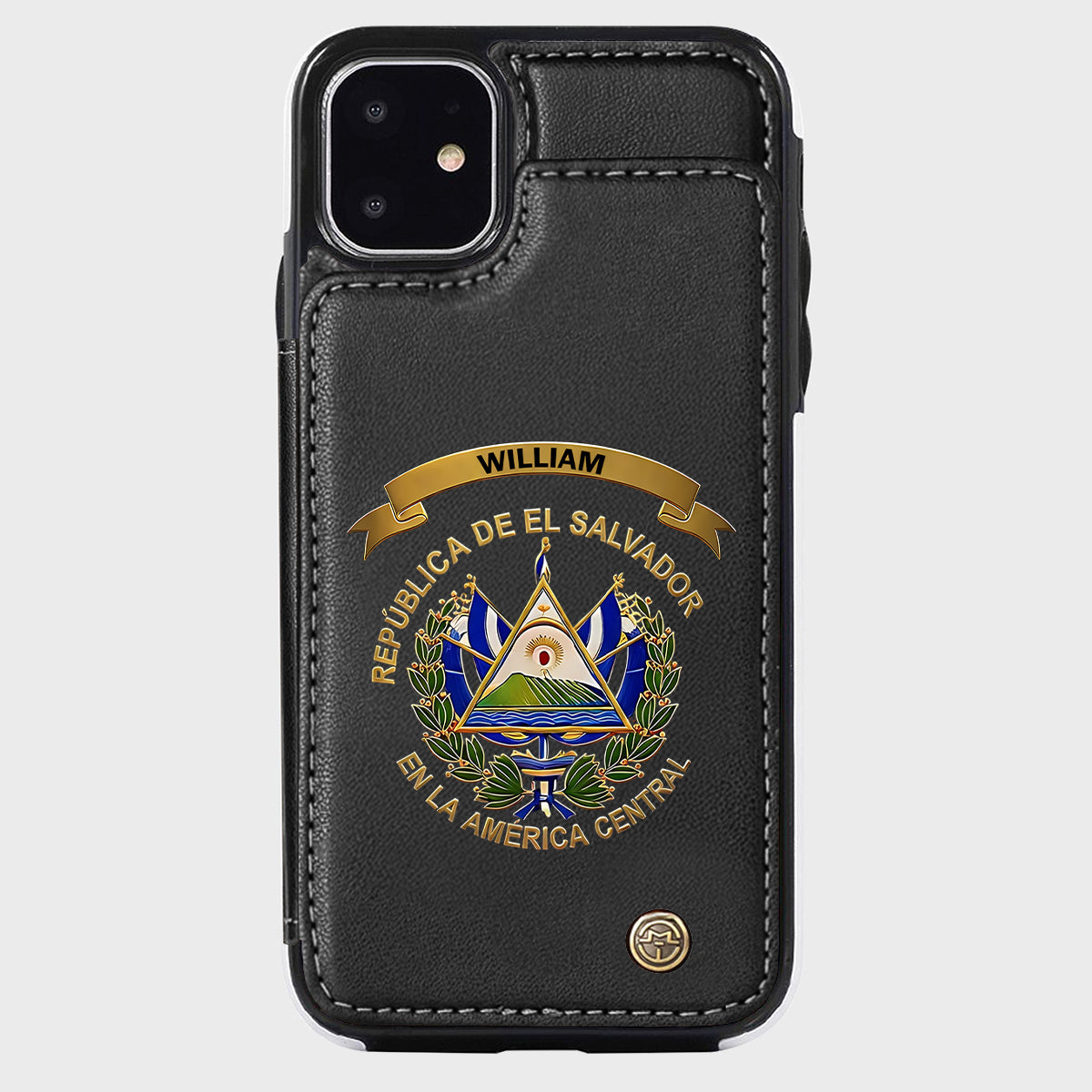 Proud El Salvador - Personalized Expats Wallet Phone Case
