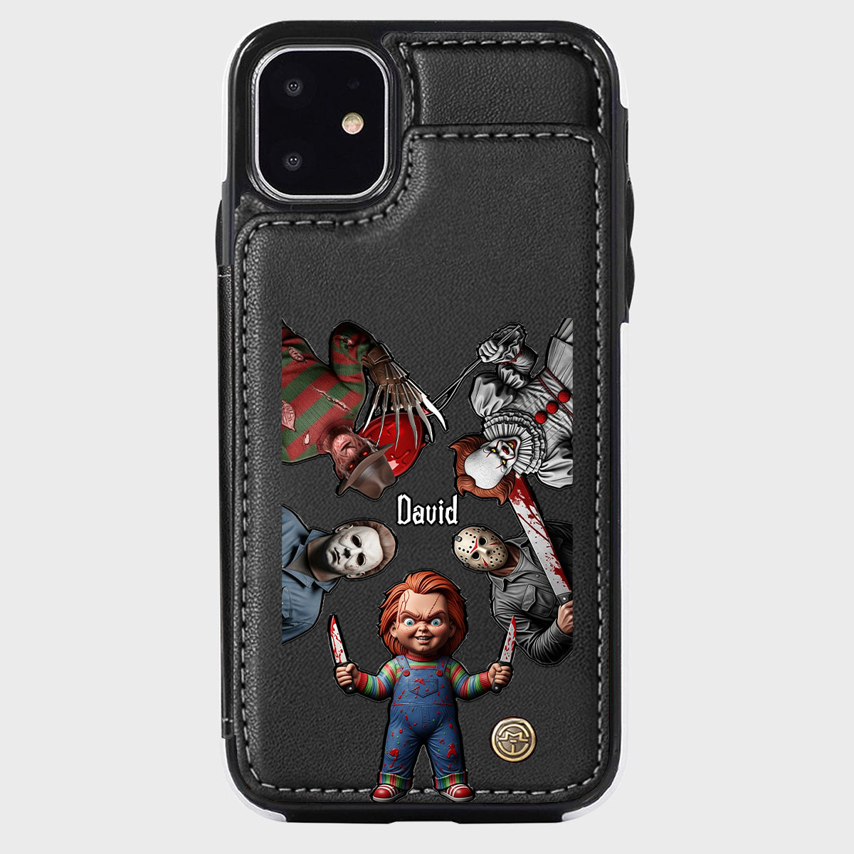 Horrors Characters - Personalized Horror Character Wallet Phone Case