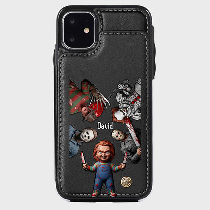 Horrors Characters - Personalized Horror Character Wallet Phone Case