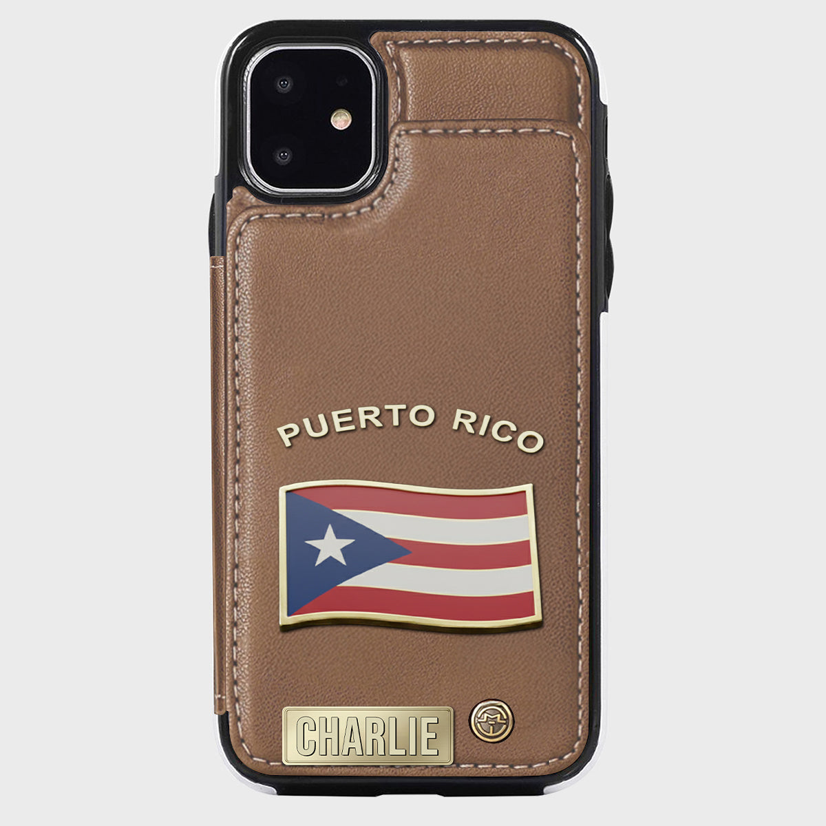 Proud Puerto Rico - Personalized Expats Wallet Phone Case