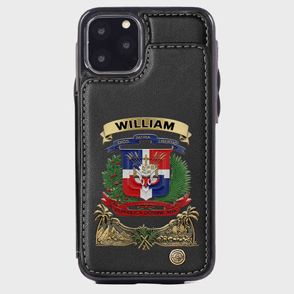 Proud Dominican - Personalized Expats Wallet Phone Case