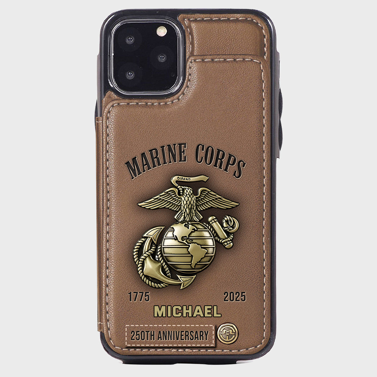 250th Anniversary - Personalized Veteran Wallet Phone Case