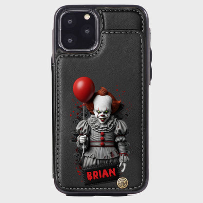 Scary Halloween - Personalized Horror Character Wallet Phone Case