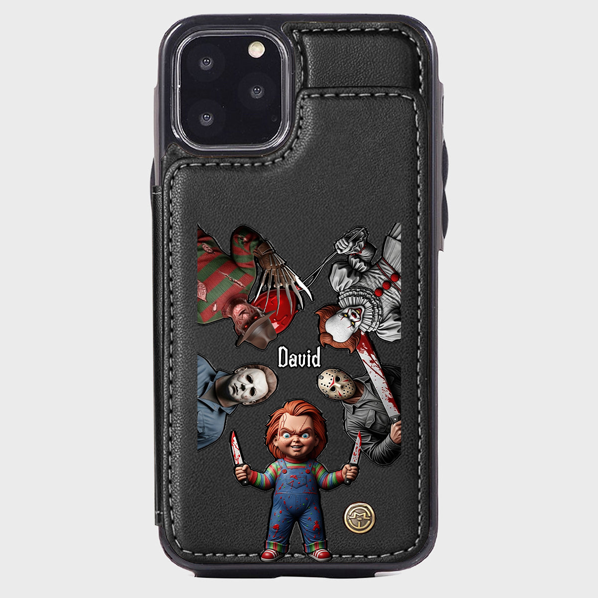 Horrors Characters - Personalized Horror Character Wallet Phone Case