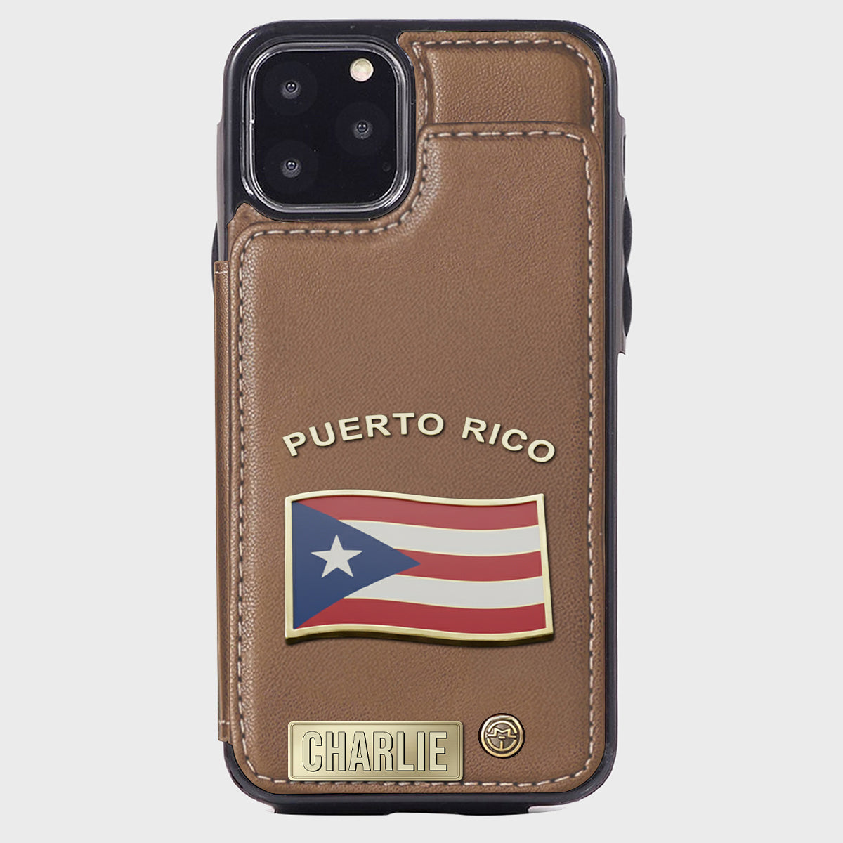 Proud Puerto Rico - Personalized Expats Wallet Phone Case