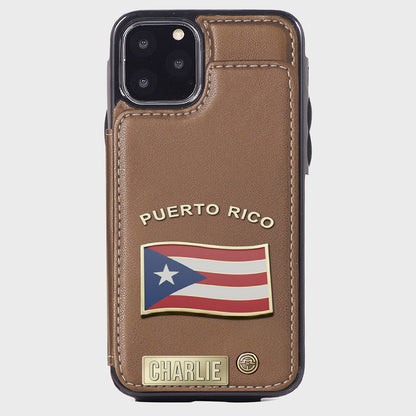 Proud Puerto Rico - Personalized Expats Wallet Phone Case