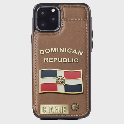 Proud Dominican - Personalized Expats Wallet Phone Case