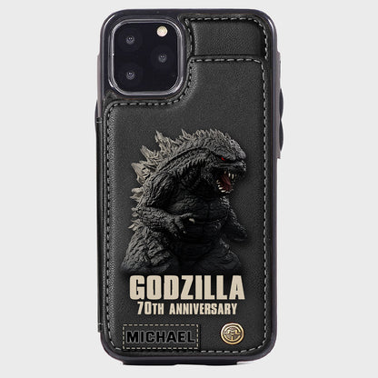 Monster 70th Anniversary Custom Name - Personalized Giant Monster Wallet Phone Case