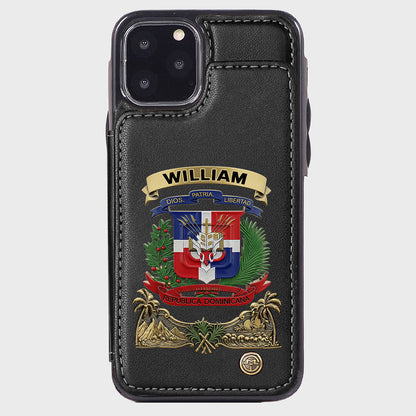 Proud Dominican - Personalized Expats Wallet Phone Case
