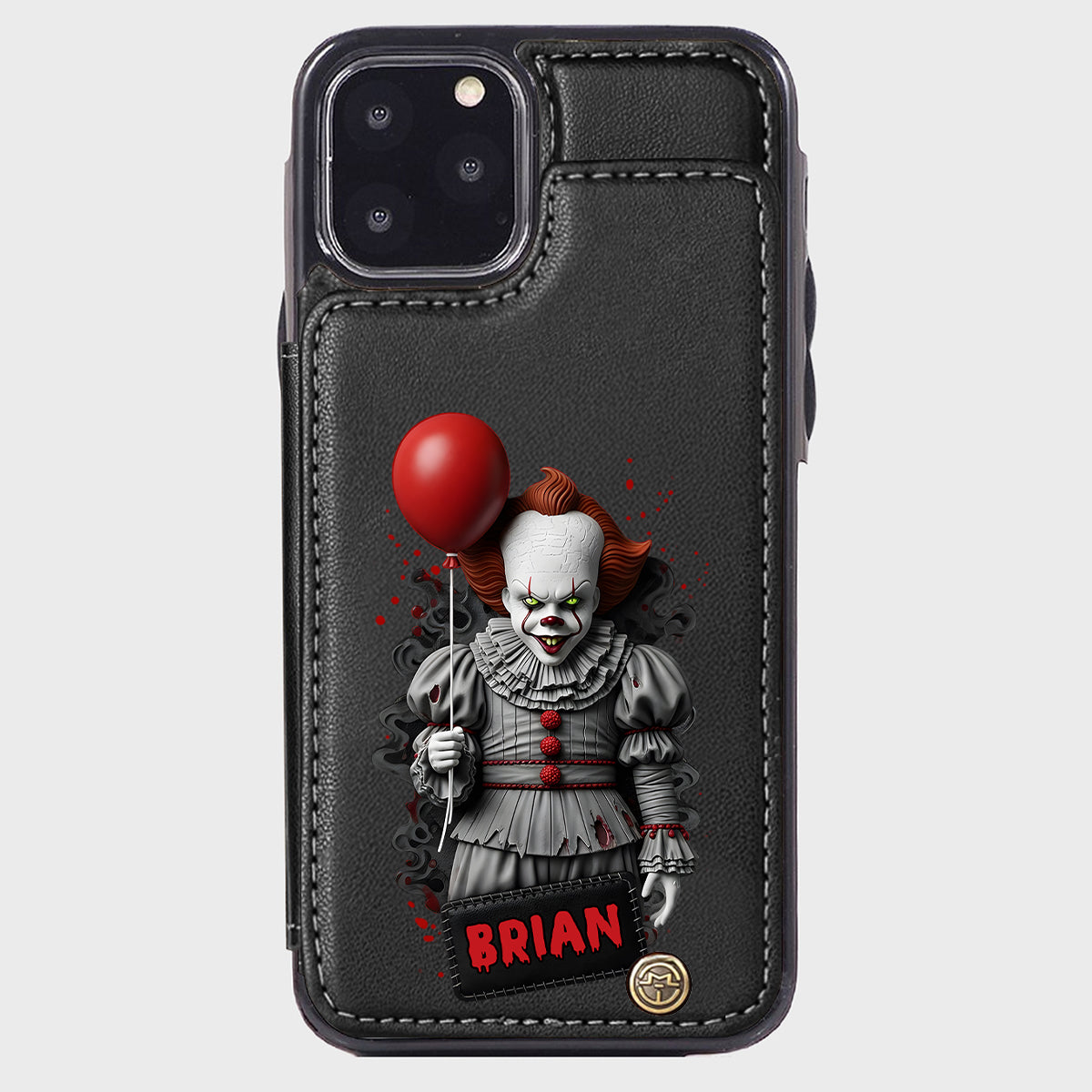 Scary Halloween - Personalized Horror Character Wallet Phone Case