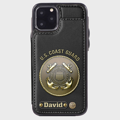 Honor Respect Devotion To Duty - Personalized Veteran Wallet Phone Case
