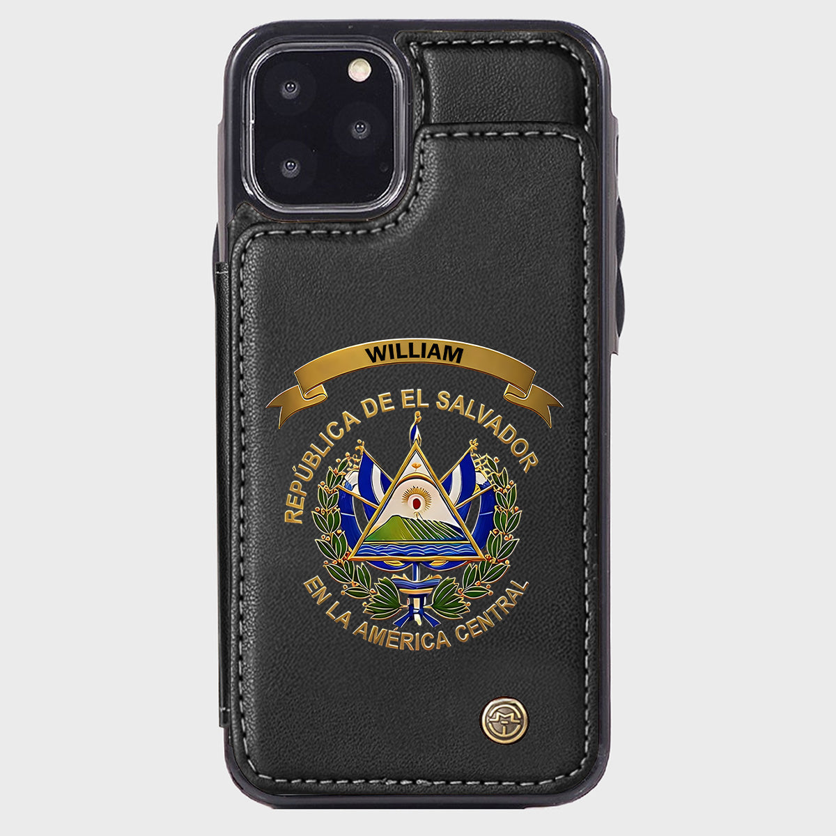 Proud El Salvador - Personalized Expats Wallet Phone Case