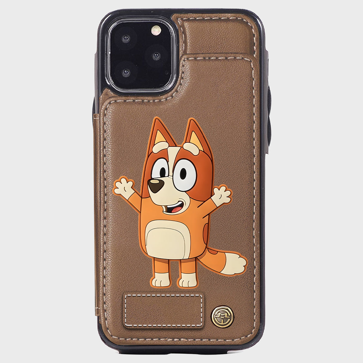 Blue Dog Custom Name - Personalized Blue Dog Wallet Phone Case